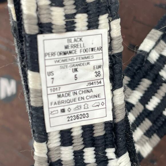 Merrell Women's Around Town Sunvue Thong Woven Strappy Sandals, Sz. 7 #J94154 - Picture 9 of 13